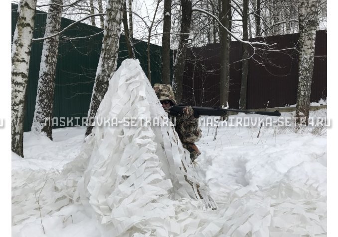 Маскировочная сеть МКТ-2С Снег 3х6 м – купить по цене 4200 руб. в интернет-магазине в городе Йошкар-Ола картинка 2