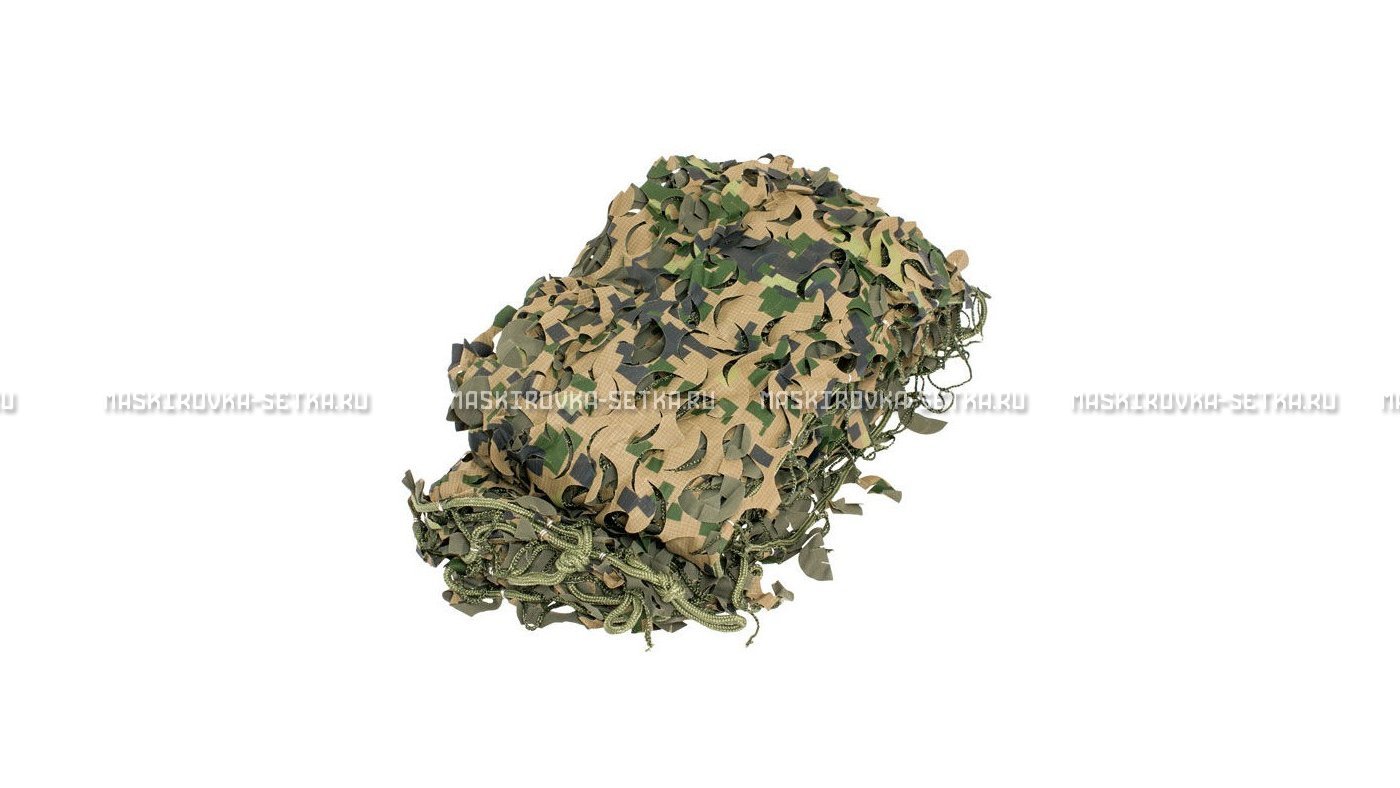 Массеть Camosystems Пейзаж-Профи Лес 3D 1,8х6 м  – купить по цене 7700 руб. в интернет-магазине в городе Йошкар-Ола картинка 6