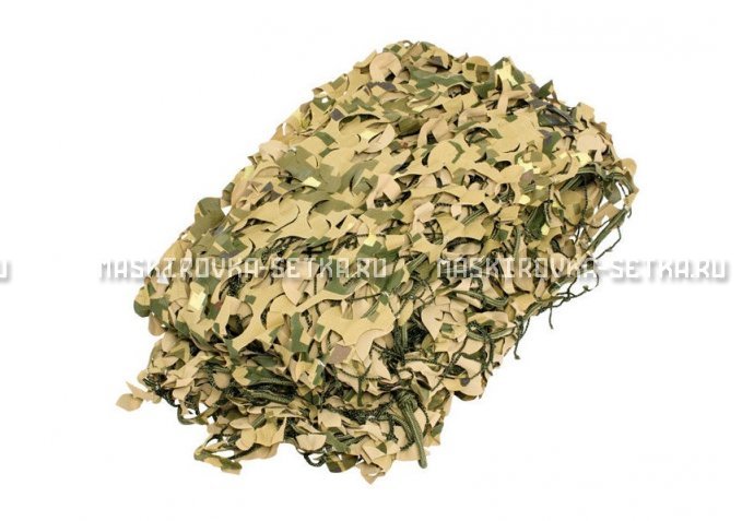 Массеть Camosystems Пейзаж-Профи Милитари 3D 1,8х6 м  – купить по цене 7700 руб. в интернет-магазине в городе Йошкар-Ола картинка 1
