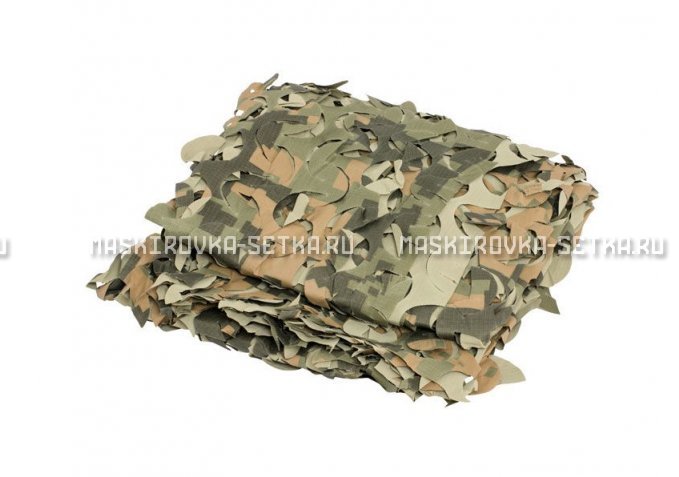 Сетка Camosystems Пейзаж Полынь 3D 2,4х6 м  – купить по цене 6200 руб. в интернет-магазине в городе Йошкар-Ола картинка 1